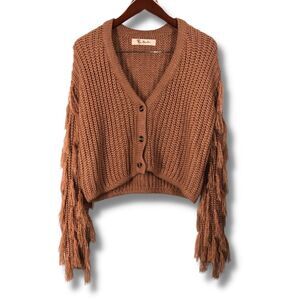 Women’s, Sweaters, Lyn Burches, Small/Medium, Tan